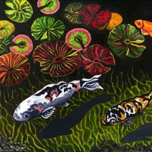 Koi and Lily Pad Pond